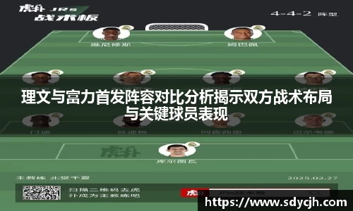理文与富力首发阵容对比分析揭示双方战术布局与关键球员表现